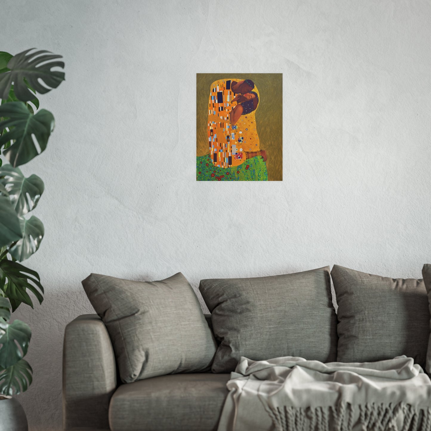 The Kiss "Reimagined" - Satin or Matte Fine Art Print