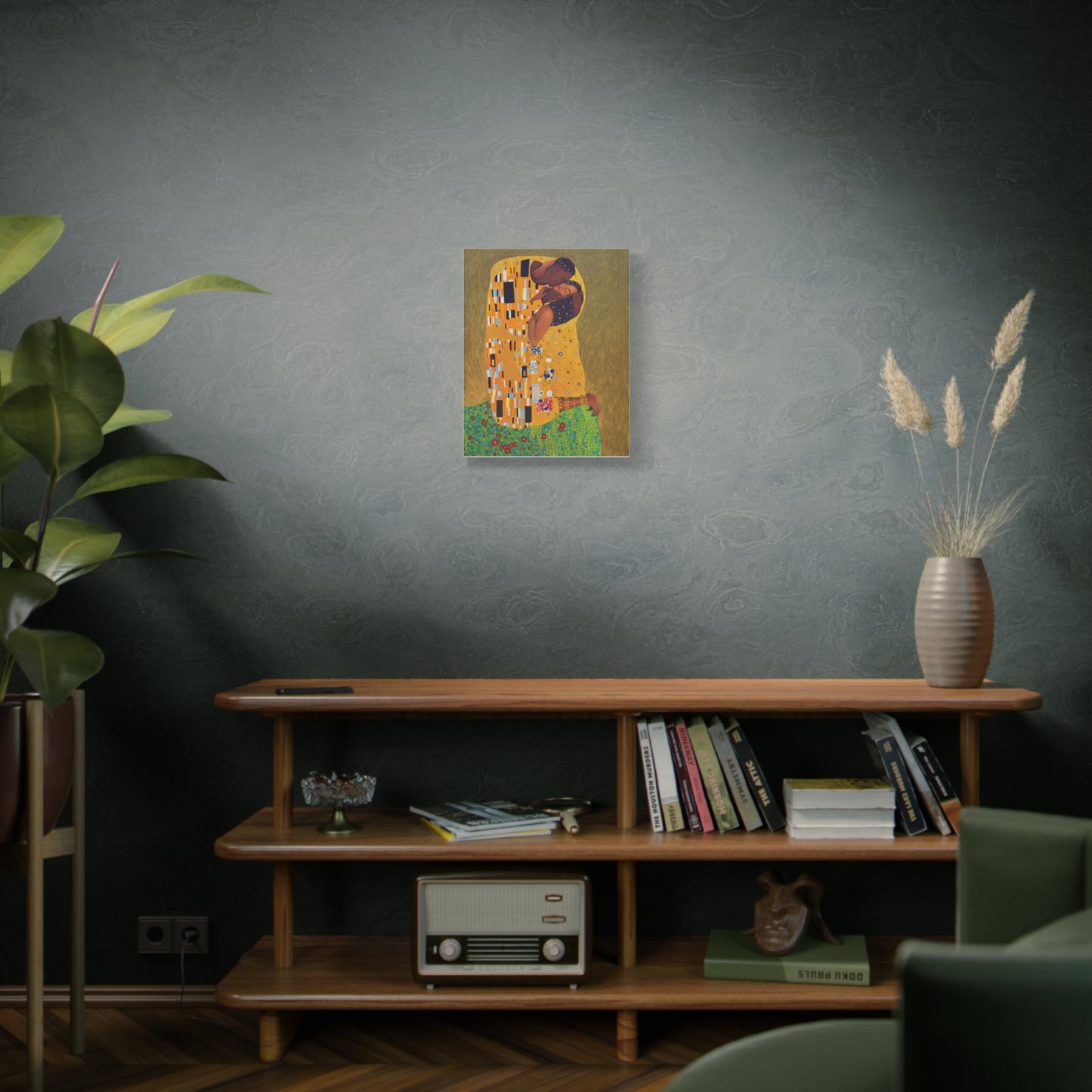 The Kiss "Reimagined" - Matte Stretched Canvas