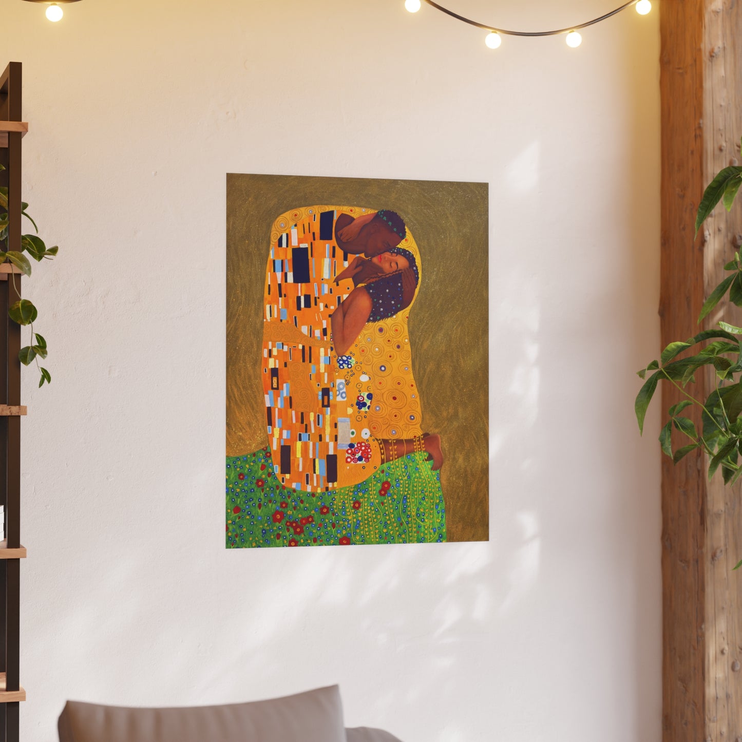 The Kiss "Reimagined" - Satin or Matte Fine Art Print