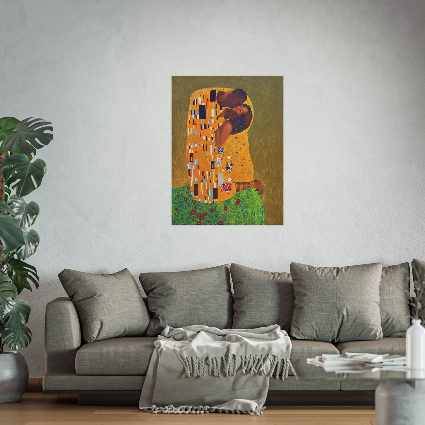 The Kiss "Reimagined" - Satin or Matte Fine Art Print
