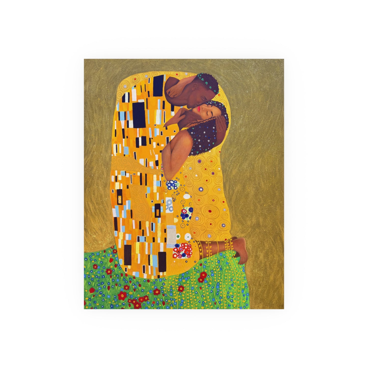 The Kiss "Reimagined" - Satin or Matte Fine Art Print